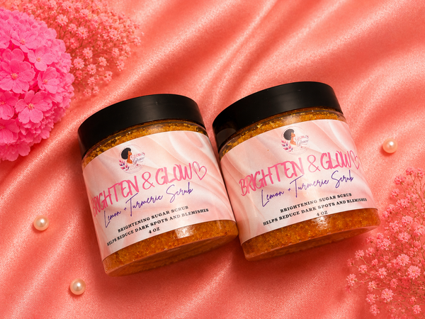 Lemon & Turmeric Brightening Glow Scrub