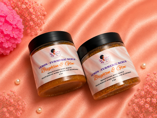 Lemon & Turmeric Brightening Glow Scrub